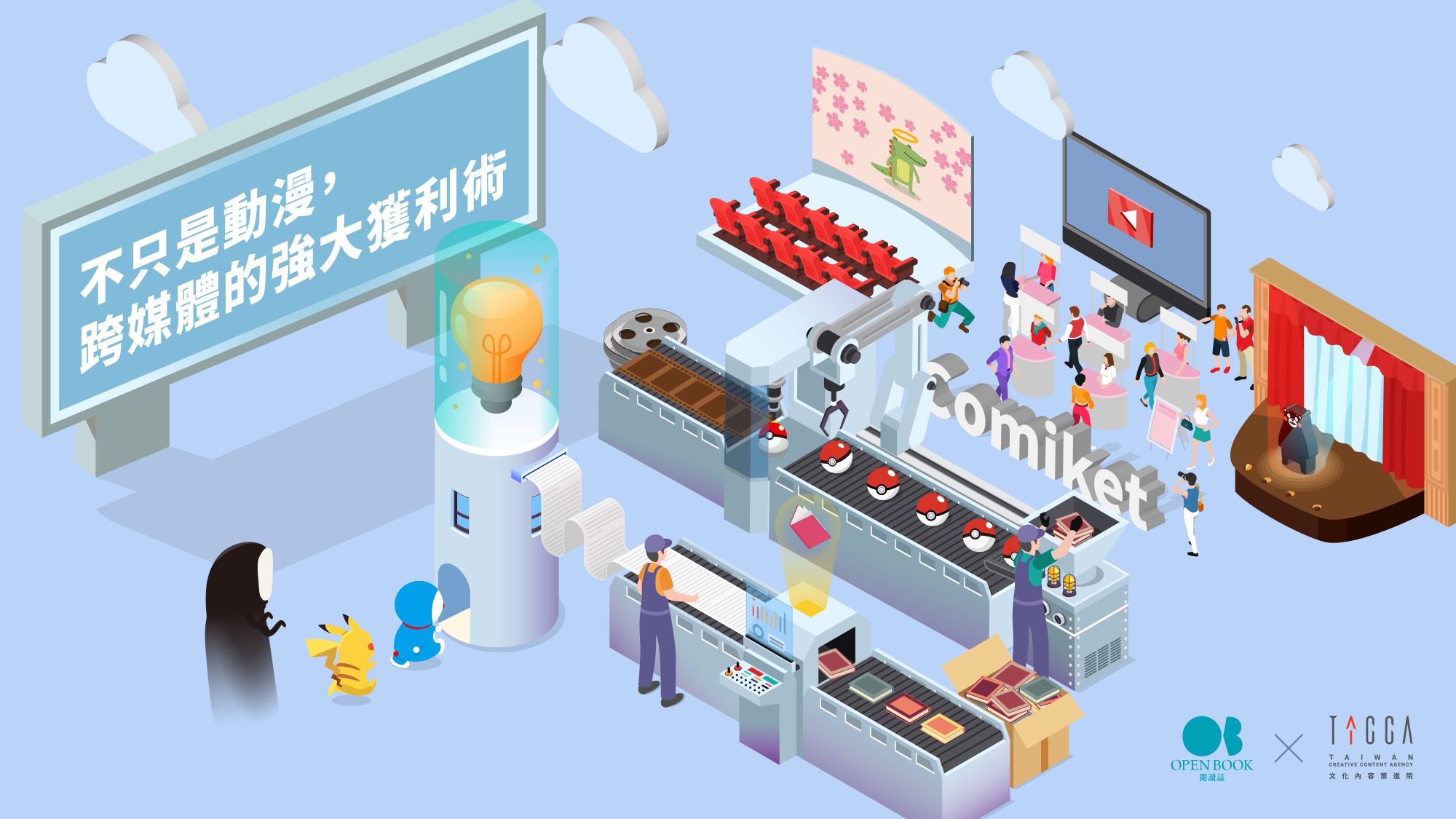 日本ip跨域經營術3 不只是動漫 跨媒體的強大獲利術 二創 2 5次元 聖地巡禮 線上串流 openbook閱讀誌