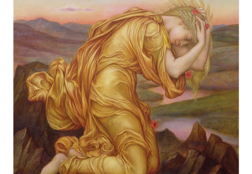 Demeter Mourning for Persephone(Artist:Evelyn De Morgan)