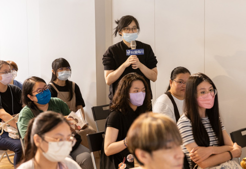 《牽到殺人魔》新書座談會Q&A環節,讀者踴躍提問與結城あみの老師交流(台灣角川提供)